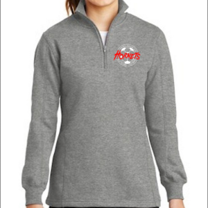 1/4 Zip Women's Sweatshirt - Image 2